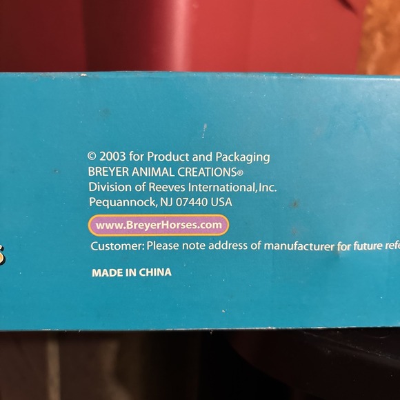 BREYER WILD MUSTANGS Dun Appaloosa Rearing Mustang & Black Bear NIB Damaged Box - Picture 5 of 8